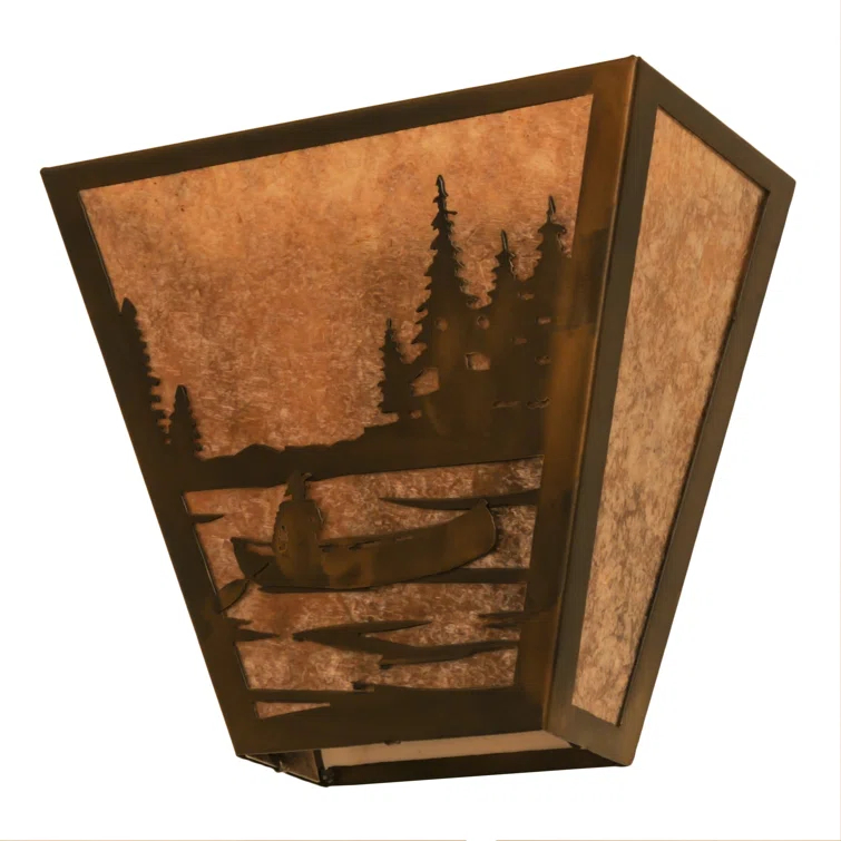 Loon Peak® Corbett Flush Mounted Sconce