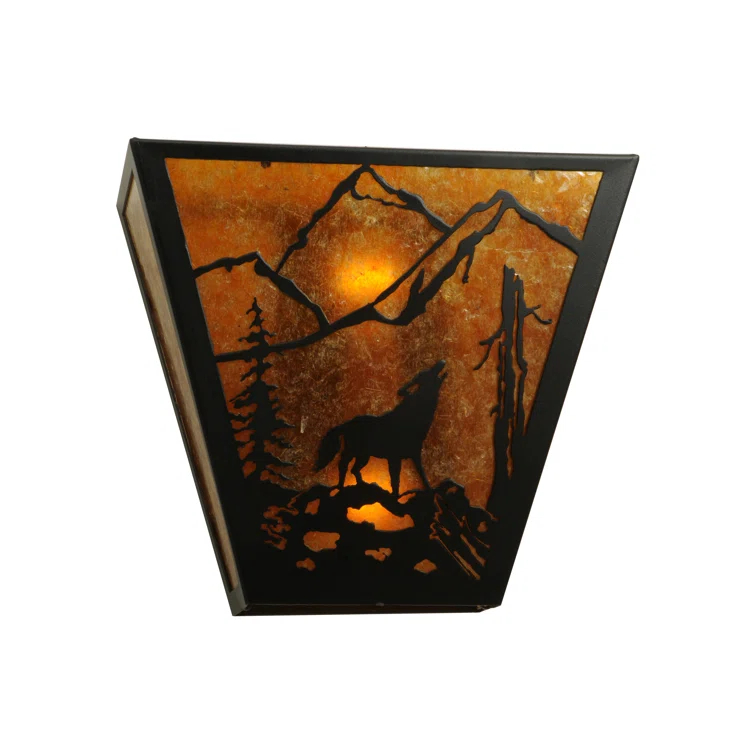 Meyda Lighting Rustic Lodge Flush Mounted Sconce