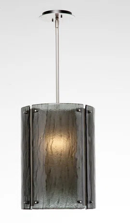 Textured Glass 1 - Light Single Pendant