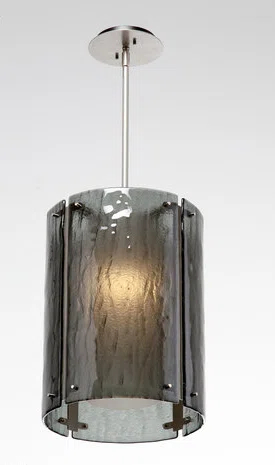 Textured Glass 1 - Light Single Pendant