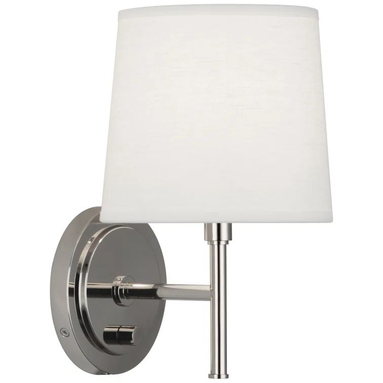 Bandit Solid Brass Plug-in Armed Sconce