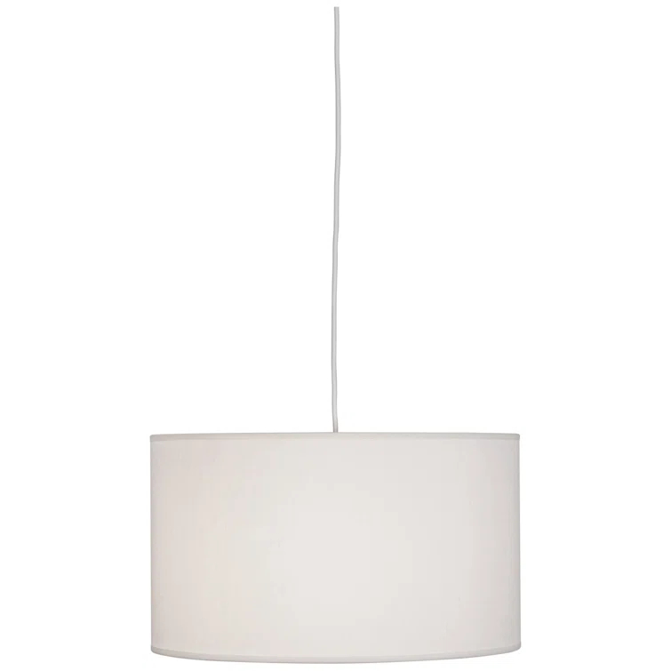 Elena 1 - Light Painted White Single Pendant