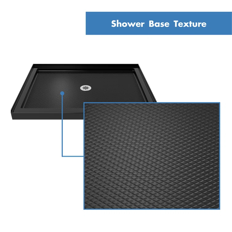 SlimLine 48" W x 34" D Single Threshold Shower Base