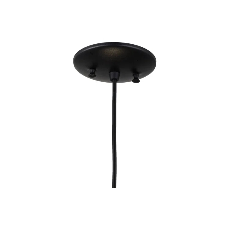 Rustic Lodge 1 - Light Black Single Pendant