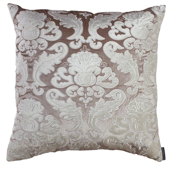 Lili Alessandra Versailles Appliqued Feather Throw Pillow