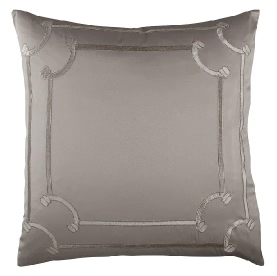 Lili Alessandra Vendome Appliqued Feather Throw Pillow