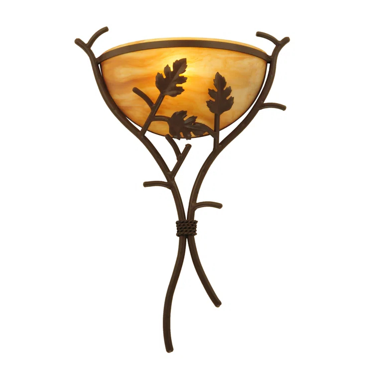 Oak Branch Iron Half Moon