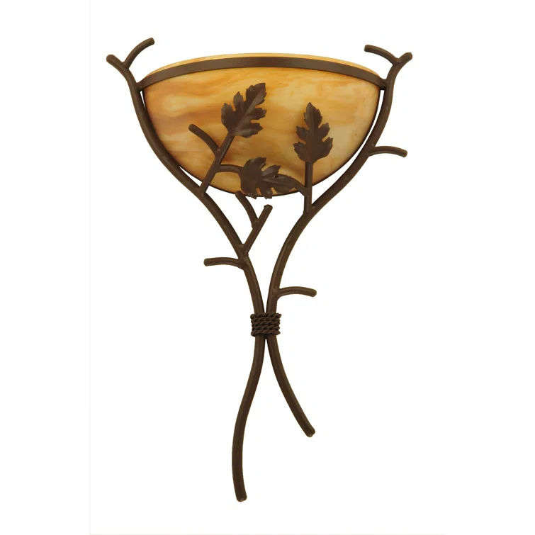 Oak Branch Iron Half Moon
