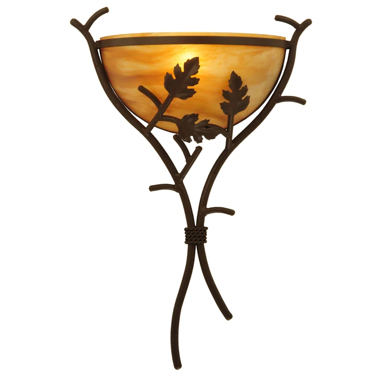 Oak Branch Iron Half Moon