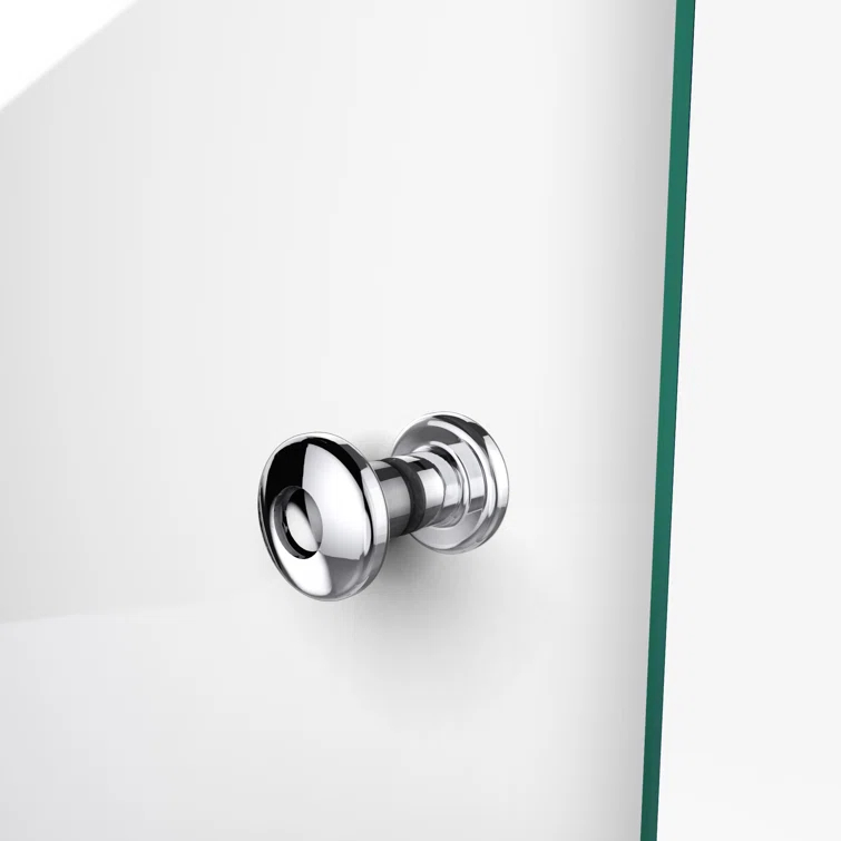 DreamLine Aqua Fold 32" W x 72" H Frameless Square Hinged Shower Enclosure with Base Included DL-6529C-88-01