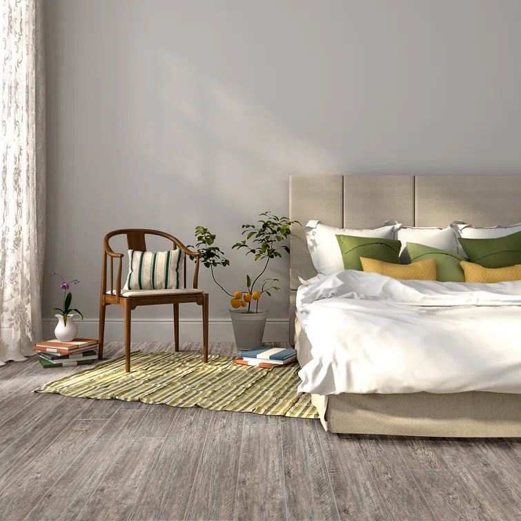 Achim Importing Co Flex Flor™ Looselay 5mm Thick 9'' W x 48'' L Vinyl Plank