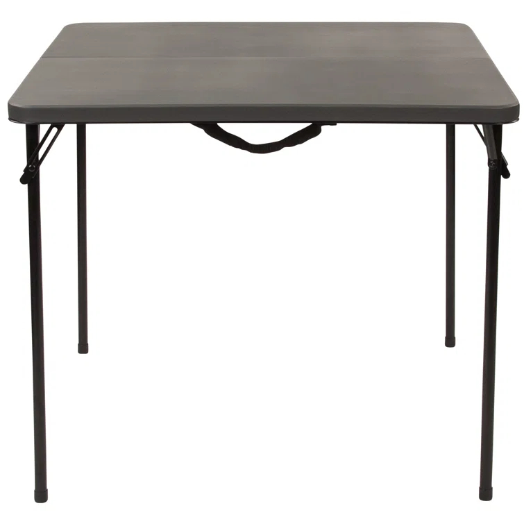 Noah 2.83' Square Plastic Folding Event Table with Carrying Handle by Flash Furniture