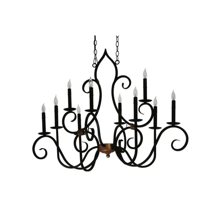 Clifton 10 - Light Tiered Chandelier