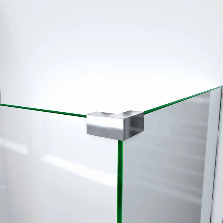 Linea 30"W x 72"H Frameless Fixed Glass Panel