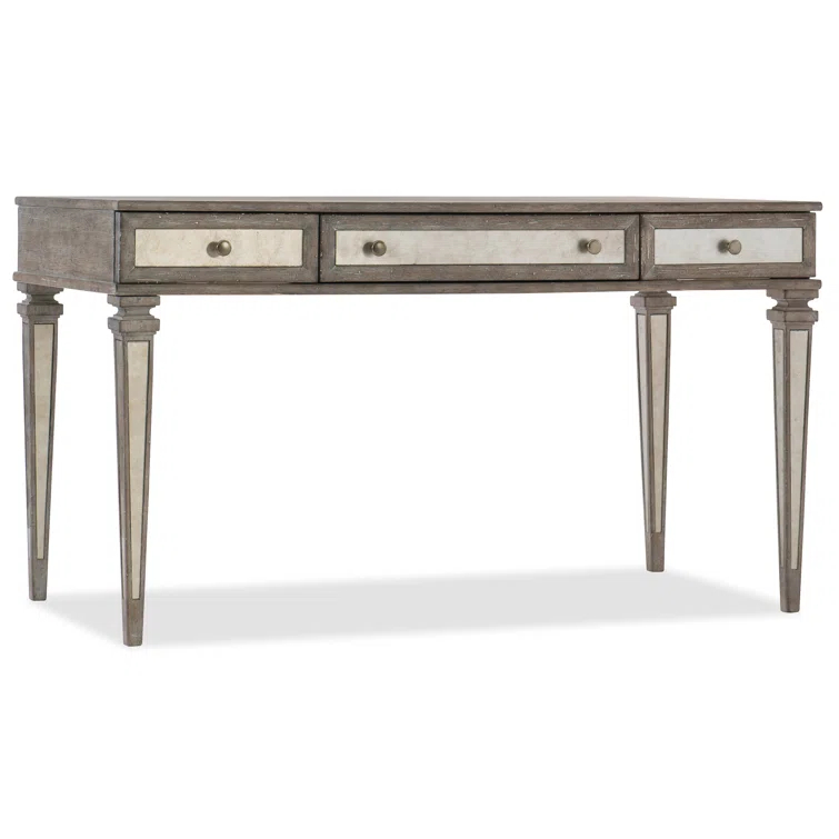 Hooker Furniture Rustic Glam Solid Wood Top Writing Desk