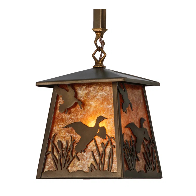 Rustic Lodge 3 - Light Antique Copper Kitchen Island Pendant
