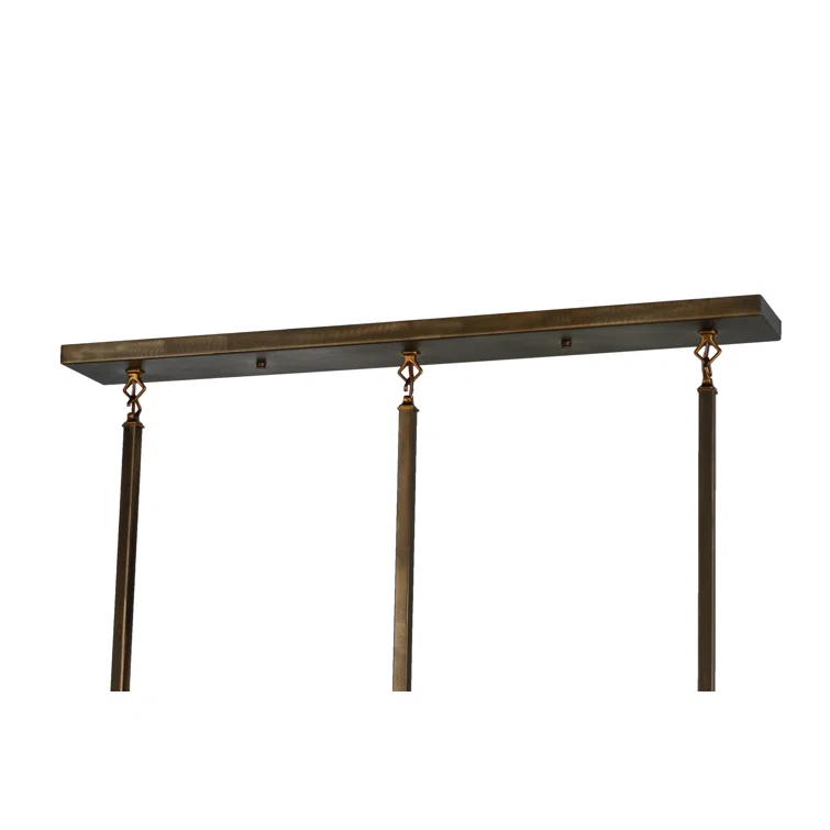 Rustic Lodge 3 - Light Antique Copper Kitchen Island Pendant