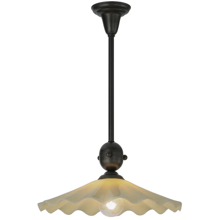 Metro Fusion 1 - Light Brown Single Pendant