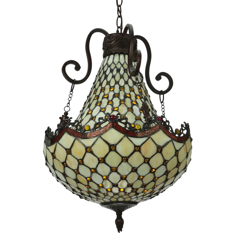 Meyda Tiffany & Stained Glass 5 - Light Empire Chandelier