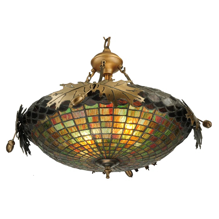 Rustic Lodge 2 - Light Antique Copper Unique/Statement Pendant