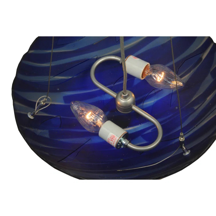 Kayme 3 - Light Nickel Single Pendant