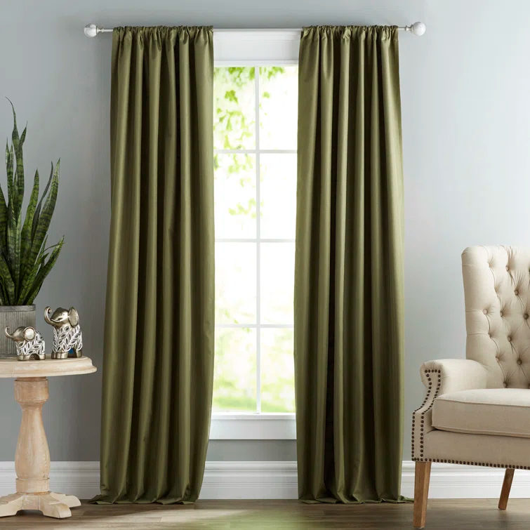 Kendall Polyester Blackout Curtain Single Panel