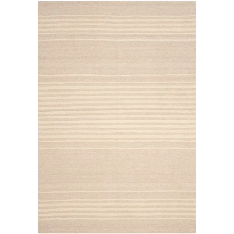 Dune Stripe 6' x 9' Wool Handmade Flat Woven Rug