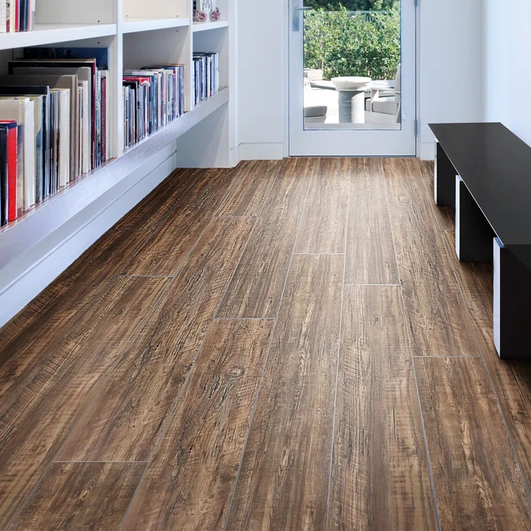 Achim Importing Co Flex Flor™ Looselay 5mm Thick 9'' W x 48'' L Vinyl Plank