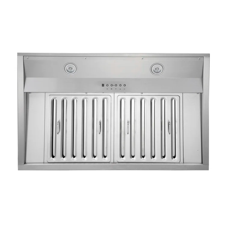 Kobe Range Hoods 36" Stainless Steel 1100 CFM Ducted (Vented) Insert Range Hood with Baffle Filter