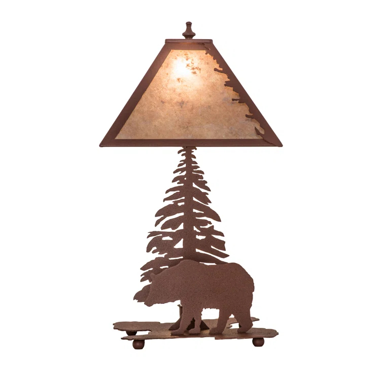 Rustic Lodge Novelty Lamp