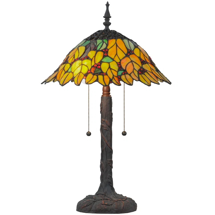 Meyda Tiffany 139603 Lighting, 24.5" Height, Finish: Verdigris,Mahogany Bronze