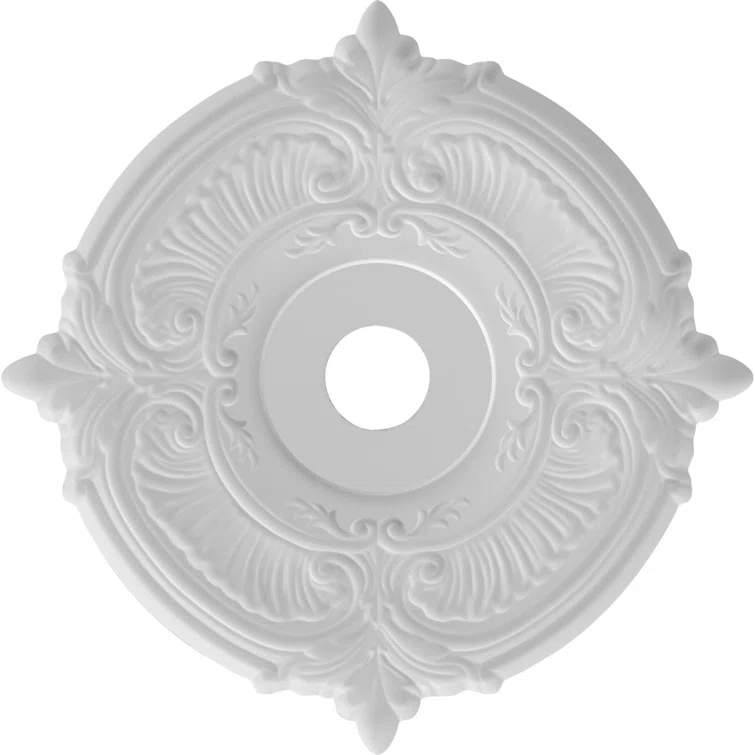Attica Thermoformed PVC Ceiling Medallion