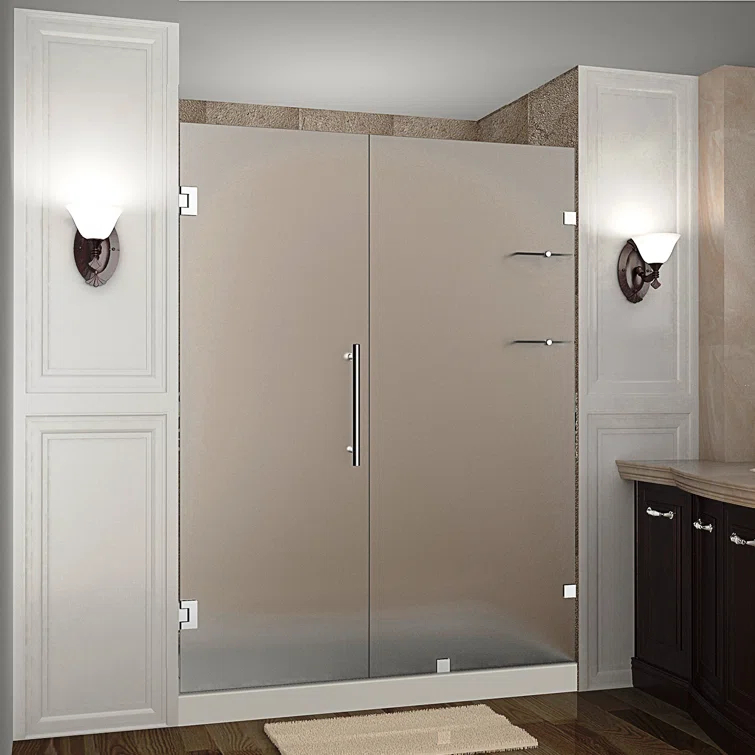 Nautis GS Hinged Frameless Shower Door