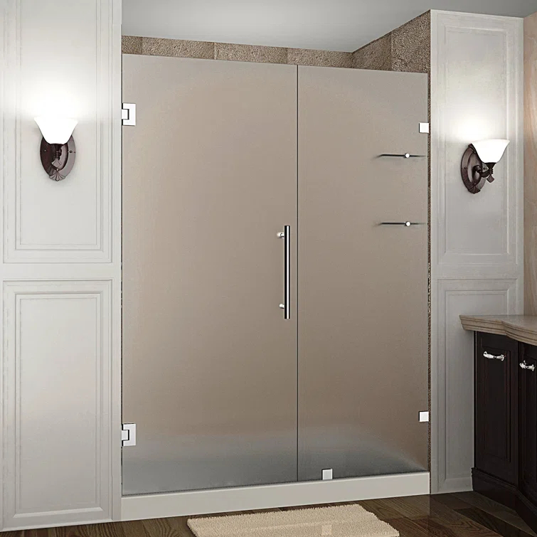 Nautis GS Hinged Frameless Shower Door