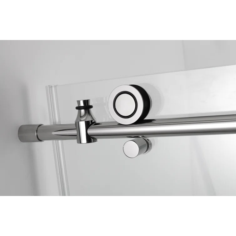 Coraline 48" x 75" Single Sliding Frameless Shower Door