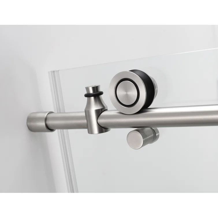 Coraline 48" x 75" Single Sliding Frameless Shower Door