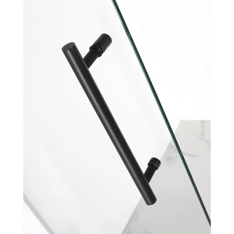 Belmore 48 x 72 Hinged Frameless Shower Door