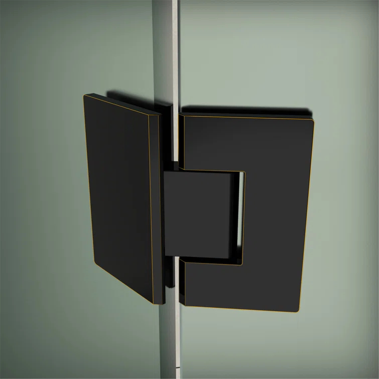 Merrick Frameless 38" x 72" Neo-Angle Hinged Shower Enclosure