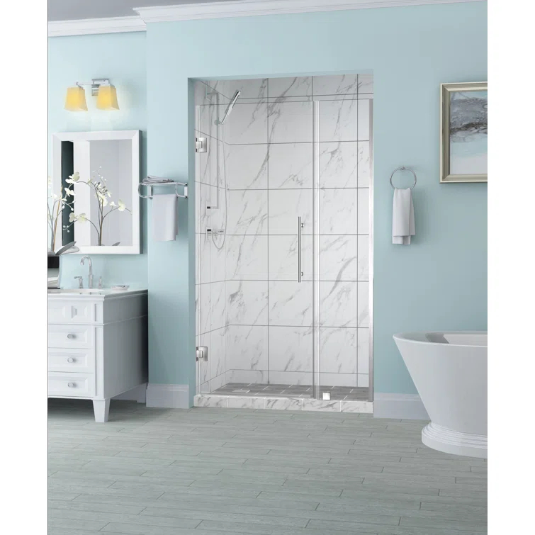 Belmore 33 x 72 Hinged Frameless Shower Door
