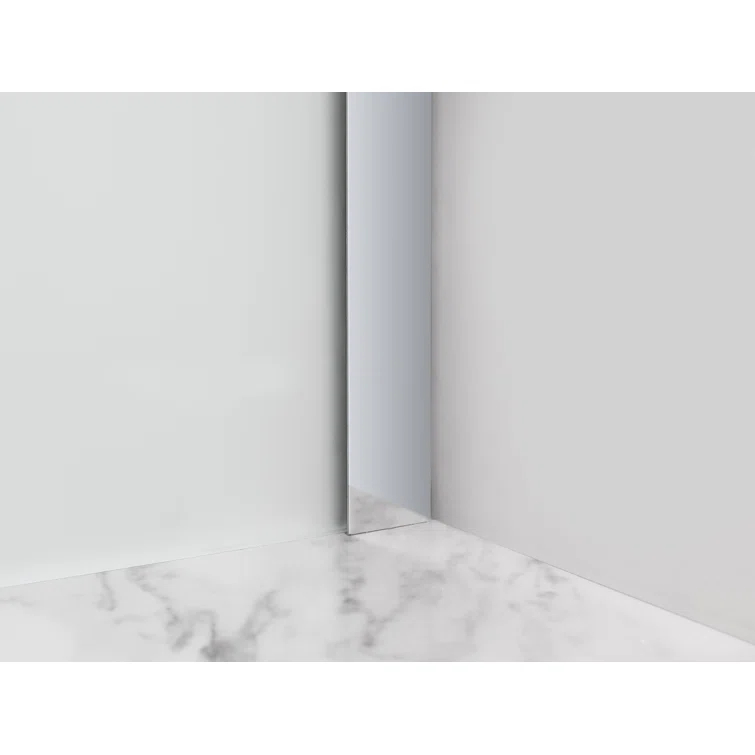 Belmore 48 x 72 Hinged Frameless Shower Door