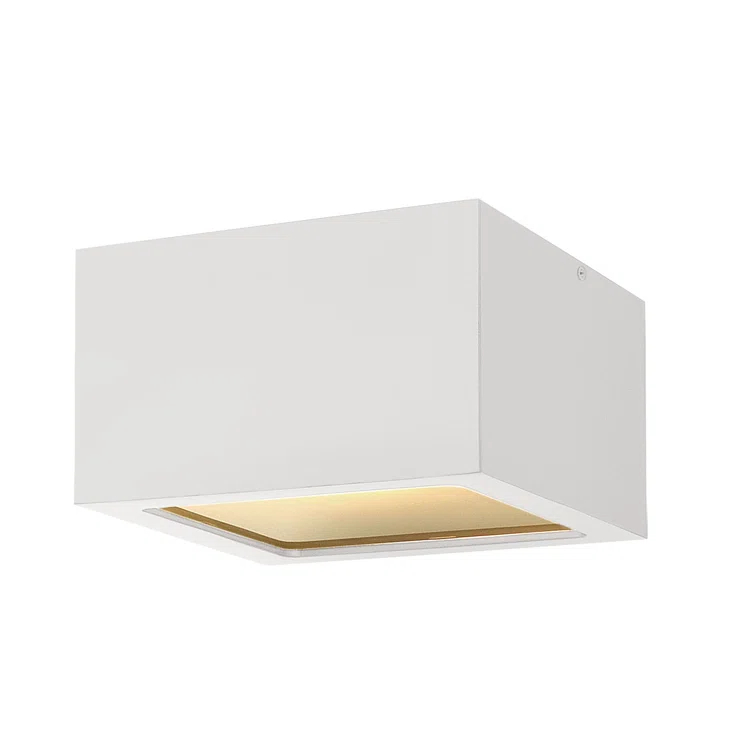 Hinkley Lighting - LED Flush Mount - Outdoor - Kube - 8W LED Small Outdoor Flush