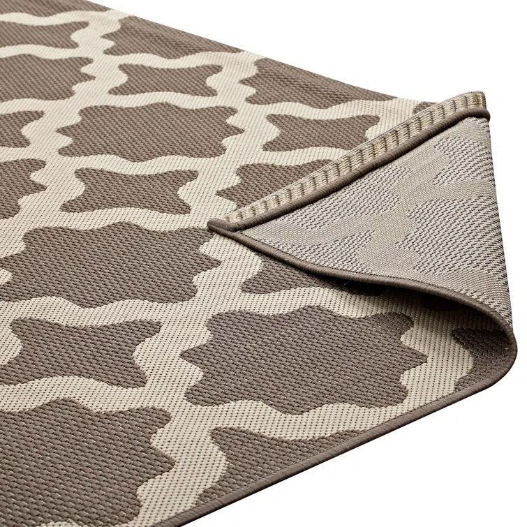 Modway Cerelia Moroccan Trellis Indoor and Outdoor Area Rug
