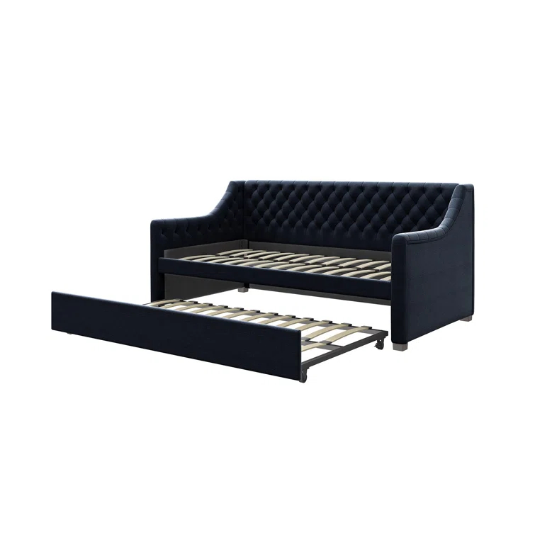 Monarch Hill Ambrosia Upholstered Daybed with Trundle