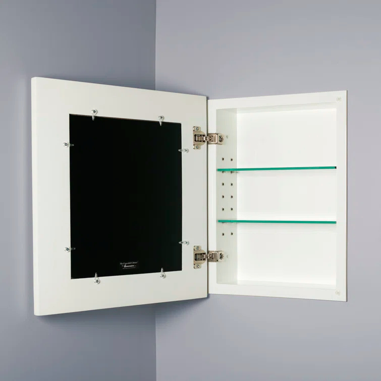 Recessed Mirrored Medicine Cabinet by Fox Hollow Furnishings