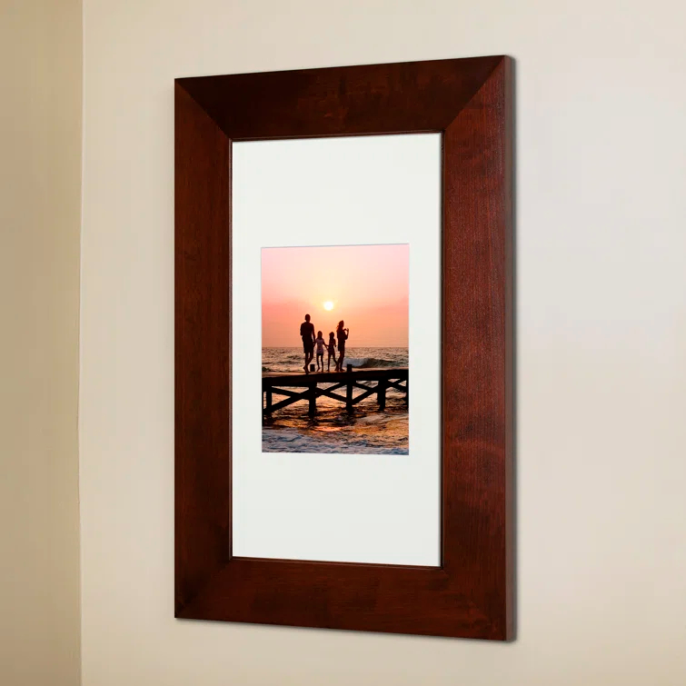 Recessed Picture Frame Door Medicine Cabinet with 3 Adjustable Shelves