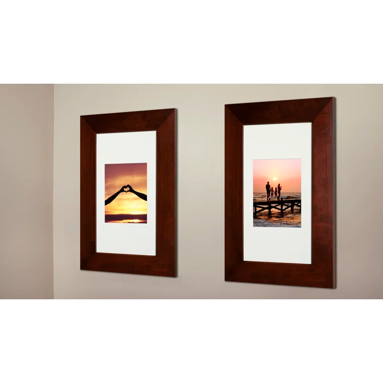 Recessed Picture Frame Door Medicine Cabinet with 3 Adjustable Shelves