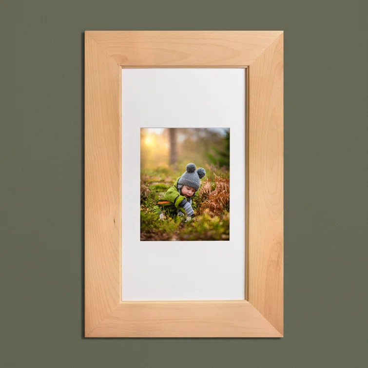 Recessed Picture Frame Door Medicine Cabinet with 3 Adjustable Shelves