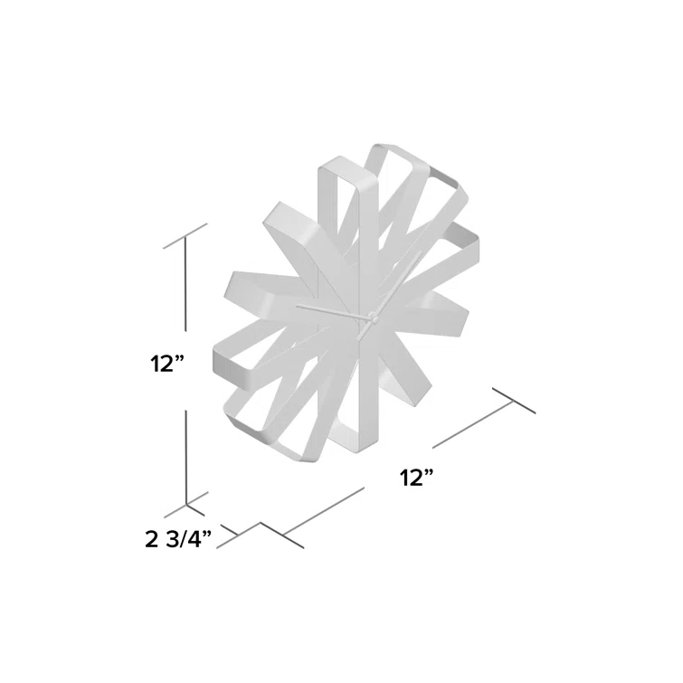 12'' Metal Wall Clock