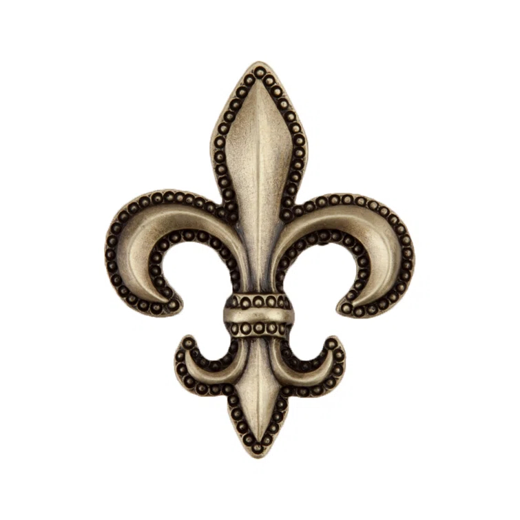 Acorn Fleur-De-Lis Cabinet Knob