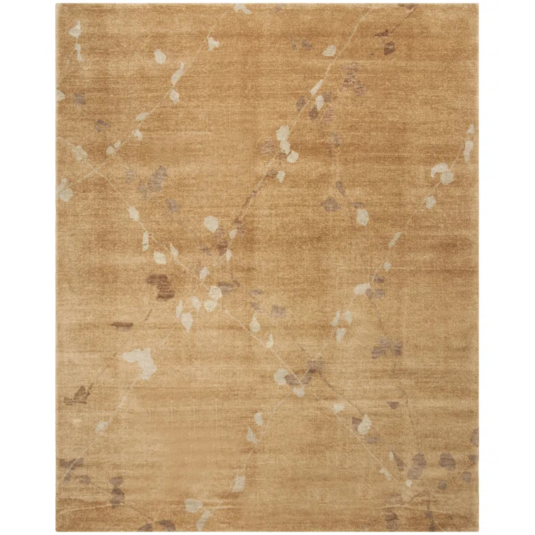 Martha Stewart 100% Wool Pile Floral Rug